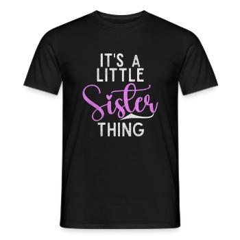 Sister Gifts - Men's T-Shirt - black - Front - AI Model Male 178 light (178cm)