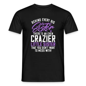 Sister Gifts - Men's T-Shirt - black - Front - AI Model Male 178 light (178cm)