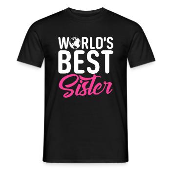 Sister Gifts - Men's T-Shirt - black - Front - AI Model Male 178 light (178cm)