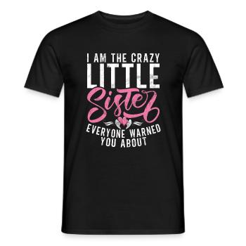 Cadeaux Petite Soeur - T-shirt homme - noir - Devant - AI Model Male 178 light (178cm)