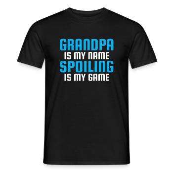 Grandpa Gifts - Männer T-Shirt - Schwarz - Vorne - AI Model Male 178 light (178cm)
