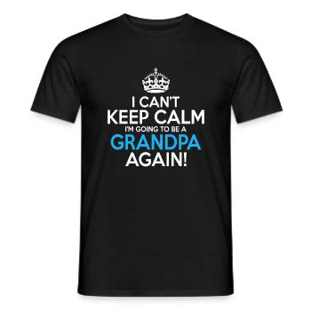 Grandpa Gifts - Männer T-Shirt - Schwarz - Vorne - AI Model Male 178 light (178cm)