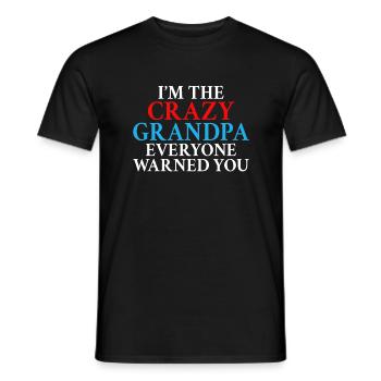Grandpa Gifts - Männer T-Shirt - Schwarz - Vorne - AI Model Male 178 light (178cm)