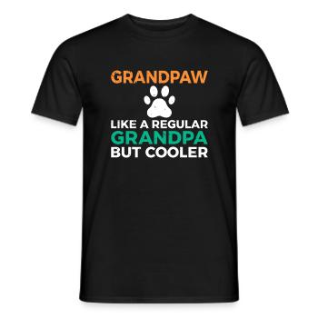 Grandpa Gifts - Männer T-Shirt - Schwarz - Vorne - AI Model Male 178 light (178cm)