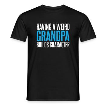 Grandpa Gifts - Männer T-Shirt - Schwarz - Vorne - AI Model Male 178 light (178cm)