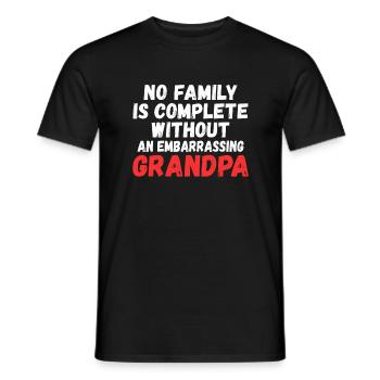 Grandpa Gifts - Männer T-Shirt - Schwarz - Vorne - AI Model Male 178 light (178cm)