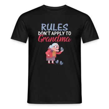 Grandma Gifts - Männer T-Shirt - Schwarz - Vorne - AI Model Male 178 light (178cm)
