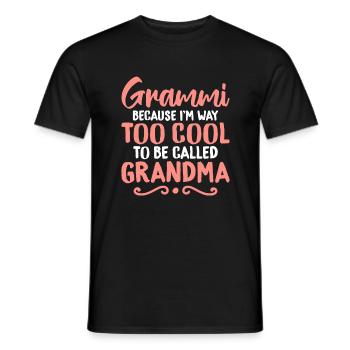 Bedstemor gaver - Mænd T-shirt - sort - Foran - AI Model Male 178 light (178cm)