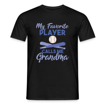 Bedstemor gaver - Mænd T-shirt - sort - Foran - AI Model Male 178 light (178cm)