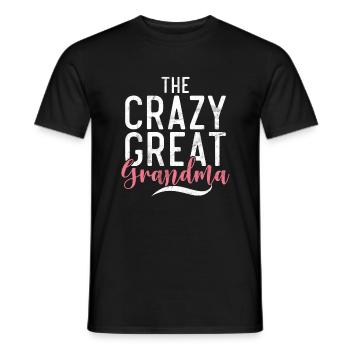 Great Grandma Gifts - Men's T-Shirt - black - Front - AI Model Male 178 light (178cm)