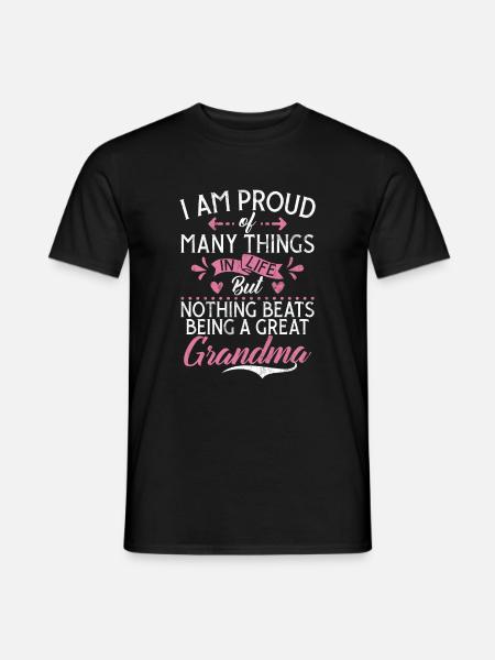 Cadeaux arrière-grand-mère - T-shirt homme - noir