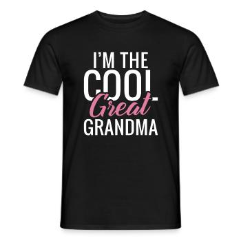 Great Grandma Gifts - Men's T-Shirt - black - Front - AI Model Male 178 light (178cm)