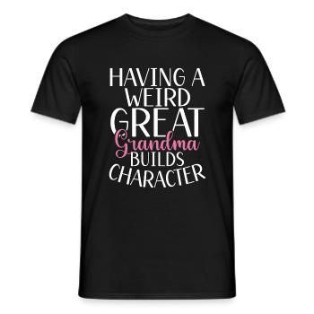 Great Grandma Gifts - Men's T-Shirt - black - Front - AI Model Male 178 light (178cm)