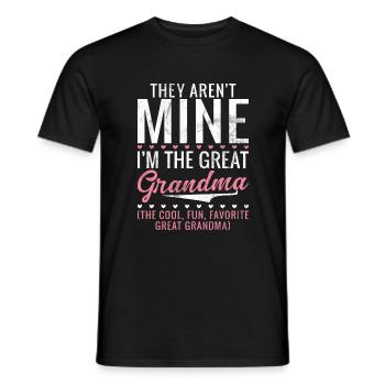 Great Grandma Gifts - Männer T-Shirt - Schwarz - Vorne - AI Model Male 178 light (178cm)