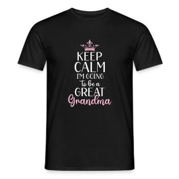 Great Grandma Gifts - Men's T-Shirt - black - Front - AI Model Male 178 light (178cm)