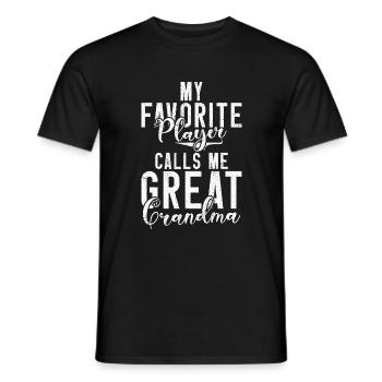Great Grandma Gifts - Männer T-Shirt - Schwarz - Vorne - AI Model Male 178 light (178cm)