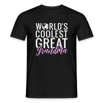 Great Grandma Gifts - Men's T-Shirt - black - Front - AI Model Male 178 light (178cm)