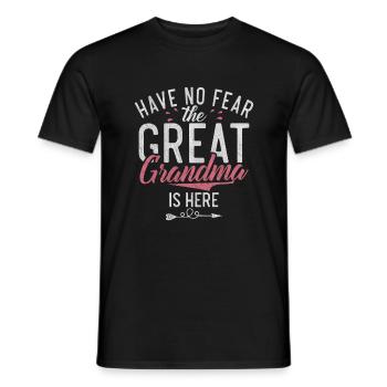 Great Grandma Gifts - Men's T-Shirt - black - Front - AI Model Male 178 light (178cm)