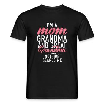 Great Grandma Gifts - Männer T-Shirt - Schwarz - Vorne - AI Model Male 178 light (178cm)