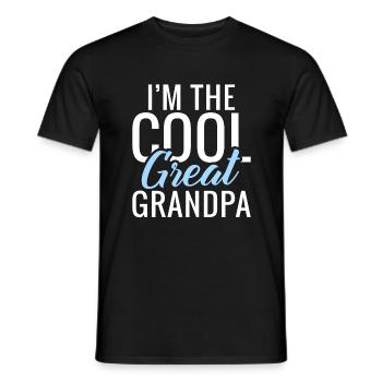Cadeaux arrière-grand-père - T-shirt homme - noir - Devant - AI Model Male 178 light (178cm)