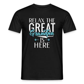 Cadeaux arrière-grand-père - T-shirt homme - noir - Devant - AI Model Male 178 light (178cm)