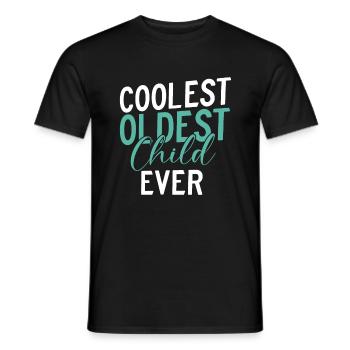 Oldest Child Gifts - Men's T-Shirt - black - Front - AI Model Male 178 light (178cm)