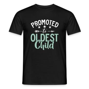 Oldest Child Gifts - Men's T-Shirt - black - Front - AI Model Male 178 light (178cm)