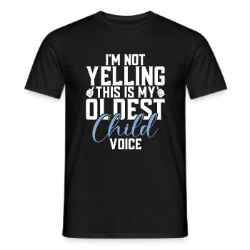 Oldest Child Gifts - Men's T-Shirt - black - Front - AI Model Male 178 light (178cm)