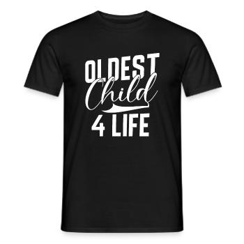 Oldest Child Gifts - Men's T-Shirt - black - Front - AI Model Male 178 light (178cm)