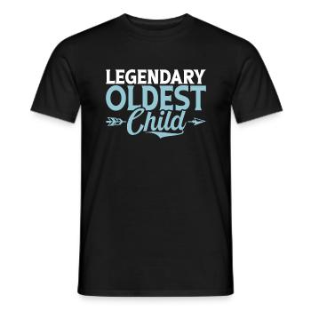 Oldest Child Gifts - Men's T-Shirt - black - Front - AI Model Male 178 light (178cm)