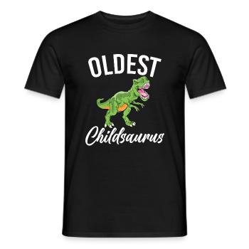 Oldest Child Gifts - Men's T-Shirt - black - Front - AI Model Male 178 light (178cm)