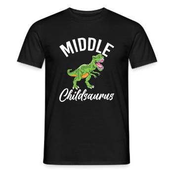Middle Child Gifts - Men's T-Shirt - black - Front - AI Model Male 178 light (178cm)