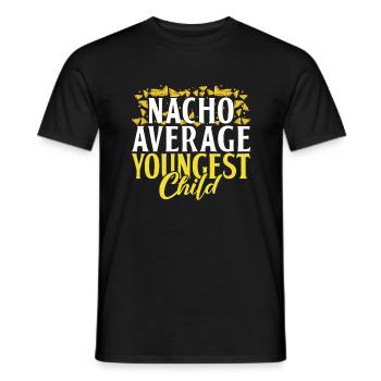 Youngest Child Gift - Men's T-Shirt - black - Front - AI Model Male 178 light (178cm)