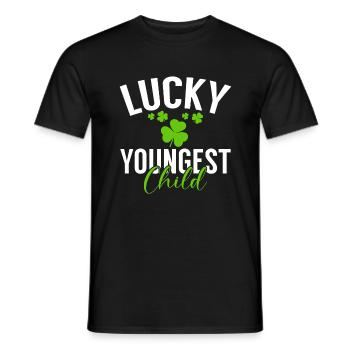 Youngest Child Gift - Men's T-Shirt - black - Front - AI Model Male 178 light (178cm)