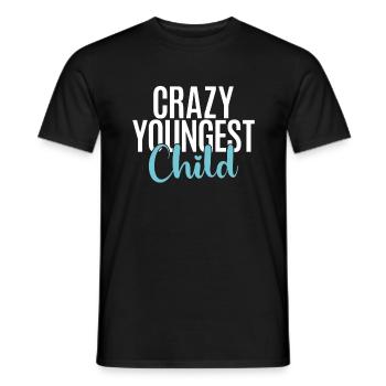 Youngest Child Gift - Men's T-Shirt - black - Front - AI Model Male 178 light (178cm)