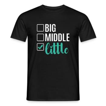 Youngest Child Gift - Men's T-Shirt - black - Front - AI Model Male 178 light (178cm)