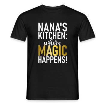 Nana Gifts - Men's T-Shirt - black - Front - AI Model Male 178 light (178cm)