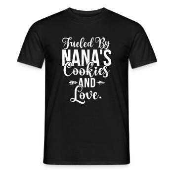 Nana Gifts - Men's T-Shirt - black - Front - AI Model Male 178 light (178cm)
