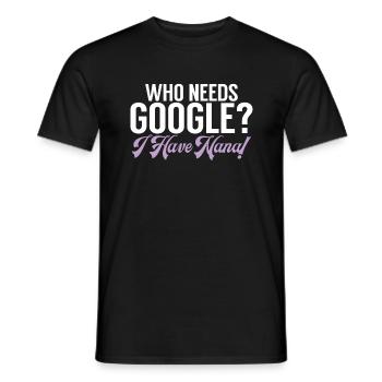 Nana Gifts - Männer T-Shirt - Schwarz - Vorne - AI Model Male 178 light (178cm)