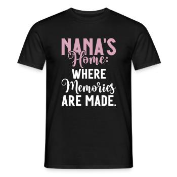 Cadeaux Nana - T-shirt homme - noir - Devant - AI Model Male 178 light (178cm)