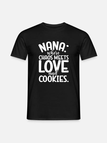 Nana Gifts - Men's T-Shirt - black