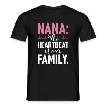 Cadeaux Nana - T-shirt homme - noir - Devant - AI Model Male 178 light (178cm)