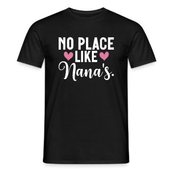 Nana Gifts - Männer T-Shirt - Schwarz - Vorne - AI Model Male 178 light (178cm)