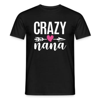 Nana Gifts - Männer T-Shirt - Schwarz - Vorne - AI Model Male 178 light (178cm)