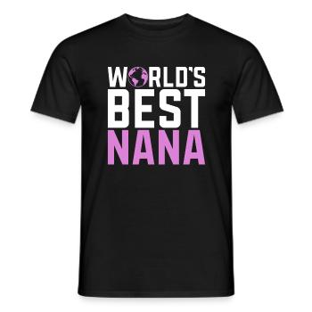 Cadeaux Nana - T-shirt homme - noir - Devant - AI Model Male 178 light (178cm)