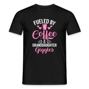 Granddaughter Gifts - Men's T-Shirt - black - Front - AI Model Male 178 light (178cm)