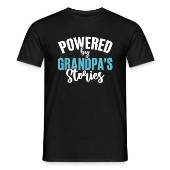 Granddaughter Gifts - Men's T-Shirt - black - Front - AI Model Male 178 light (178cm)