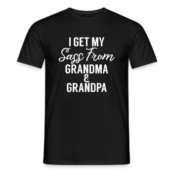 Granddaughter Gifts - Men's T-Shirt - black - Front - AI Model Male 178 light (178cm)