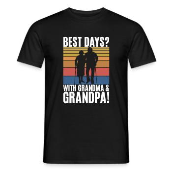 Granddaughter Gifts - Men's T-Shirt - black - Front - AI Model Male 178 light (178cm)