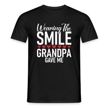 Granddaughter Gifts - Men's T-Shirt - black - Front - AI Model Male 178 light (178cm)